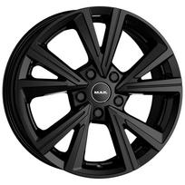 Ratlankis MAK Qvarz R16x6 5x100 ET 35 CB 57.1 (Gloss Black) (650 kg)