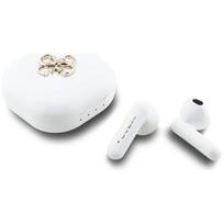 TWS Guess 4G Metal Logo ausinės baltos spalvos