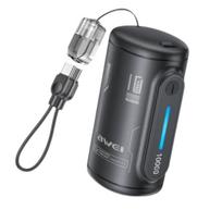 Powerbank Awei WP-117 10000mAh 22.5W 3C 2xUSB-C juodos spalvos