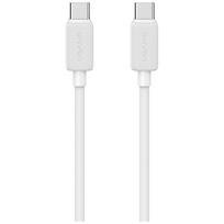 Kabelis USAMS KY Series US-SJ696 60W USB-C į USB-C 2m baltos spalvos