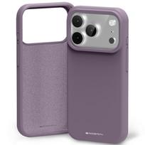 Mercury Silicone dėklas skirtas Apple iPhone 17 Pro violetinės spalvos