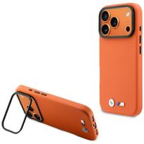 Dėklas BMW M Metal Logo MagSafe for Apple iPhone 17 Pro oranžinės spalvos