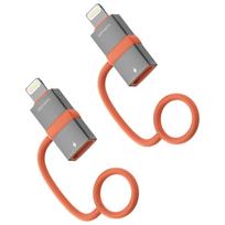 Adapter 4smarts USB-C to Lightning PD 27W gray 2vnt
