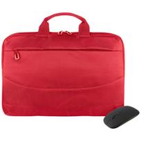 Tucano Borsa Idea set: 15.6″ krepšys kompiuteriui + pelė red