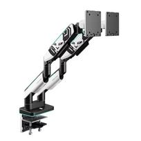 Diablo RGB X-Arm Dual 35″ Dual Monitor Mount baltos spalvos ir juodos spalvos