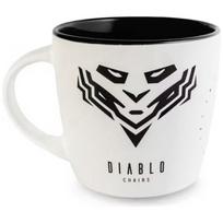 Diablo Chairs puodelis baltos spalvos ir juodos spalvos