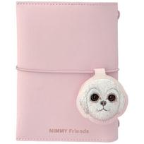 Notebook + pen Set 2-in-1 Nimmy New Big-Eye Cute Pets 2.0 Dog rožinės spalvos