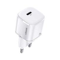 USAMS Laidinis įkroviklis 1xUSB-C T36 mini 20W (only head) PD3.0 Fast Charging baltos spalvos CC124TC02 (US-CC124)