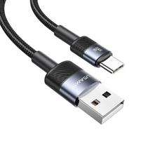 USAMS USB į USB-C laidas 3A 1.2m greito įkrovimo plieninis/pilkas SJ718USBSG01 (US-SJ718)