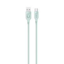 USAMS kabelis USB-C 6A 1.2m Port Display Fast Charging Lithe Series žalios spalvos SJ568USB04 (US-SJ568)