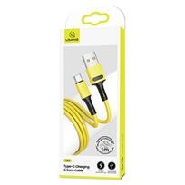 USAMS U52 USB-C 2A Fast Charge Kabelis 1m yellow SJ436USB03 (US-SJ436)