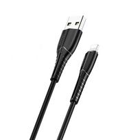 USAMS U35 Lightning laidas 2A greito įkrovimo 1m juodos spalvos SJ364USB01 (US-SJ364)