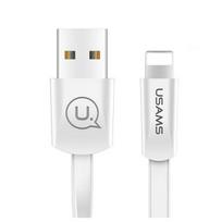 USAMS U2 Flat Kabelis Lightning 1.2m white SJ199IP02 iPhone 5/6/7/8/X (US-SJ199)