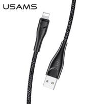 USAMS pintas U41 Lightning laidas 3m 2A juodos spalvos SJ397USB01 (US-SJ397) greitas įkrovimas
