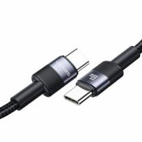 USAMS Kabelis USB-C į USB-C set 30vnt 3A 1.2m braided SJ724ZJ01 (US-SJ724 )