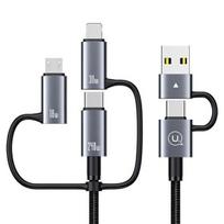 USAMS Kabelis 6in1 Fast charging 240W 1.2m Data Kabelis Digital dispay Aluminum Alloy Sufeng Series (SJ7