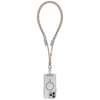 Universal phone lanyard kabelis 2in1 Skinarma Dyno Ve USB-C/USB-C beige