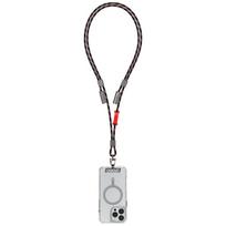 Universalus telefono dirželis kabelis 2in1 Skinarma Dyno Ve USB-C/USB-C juodos spalvos