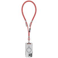 Universal phone lanyard kabelis 2in1 Skinarma Dyno Ve USB-C/USB-C red