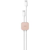 UNIQ Pod self-adhesive cable organizer 8vnt blush rožinės spalvos