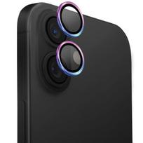 UNIQ Optix aliumininis kameros objektyvo apsauginis stiklas iPhone 16 6.1″ /16 Plus 6.7″ iridescent