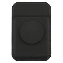 UNIQ Flixa Magnetic Card Wallet with Stand Jet juodos spalvos MagSafe