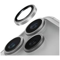 UNIQ Optix Prime Camera Lens Protector skirta Apple iPhone 17 Pro / Apple iPhone 17 Pro Max with Applicator Silver
