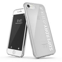 SuperDry Snap Apple iPhone 6/6s/7/8/SE 2020 /SE 2022 skaidrus Dėklas baltos spalvos/baltos spalvos 41573