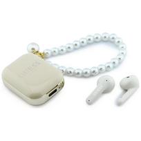 Ausinės TWS Guess Pearl Strap beige
