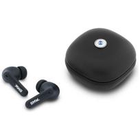 Ausinės Bluetooth TWS BMW Leather Metal Logo ENC juodos spalvos
