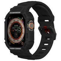 Skinarma Band+Dėklas Mecha 2in1 Apple Watch 49mm juodos spalvos