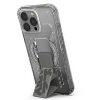 Skinarma dėklas Helio Apple iPhone 16 Pro 6.3″ Magnetic Charging + Grip Stand titanium