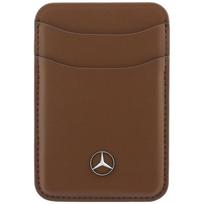 Magnetic Card Wallet Mercedes Leather camel