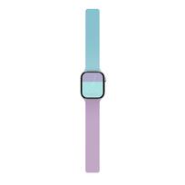 Moft Snap Duo apyrankė for Apple Watch 1-5/6/7/8/9/10/11/SE/SE 2/SE 3 (38/40/41/42 mm) navy peony/aqua