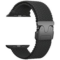 Beline Woven Nylon Parachute apyrankė for Apple Watch 38/40/41mm juodos spalvos