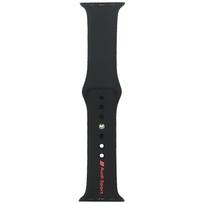 apyrankė Audi Sport Red Logo Silicone Watch apyrankė for Apple Watch 40/41/42mm juodos spalvos