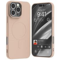 Mercury MagSafe Semi-Silicone Apple iPhone 16 Pro Max 6,9″ rožinės spalvos sand