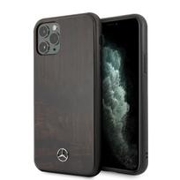 Mercedes MEHCN65VWOBR Apple iPhone 11 Pro Max kietas dėklas rudos spalvos Wood Line Rosewood
