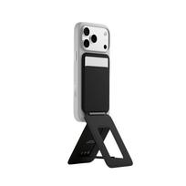 Moft Movas Snap Tripod MagSafe Magnetic Wallet and Phone Stand in misty juodos spalvos