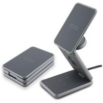 Inductive charger TUMI foldable 3-in-1 15W + case grey