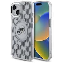 Karl Lagerfeld KLHMP15SHMCKMHT Apple iPhone 15 6.1″ skaidrus IML Monogram Karl&Choupette H