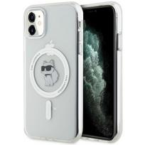 Karl Lagerfeld KLHMN61HFCCNOT Apple iPhone 11/ Xr skaidrus kietas dėklas IML Choupette MagSafe