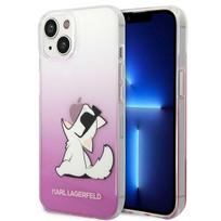 Karl Lagerfeld KLHCP14MCFNRCPI Apple iPhone 14 Plus / 15 Plus 6,7″ kietas dėklas rožinės spalvos Choupette Fun