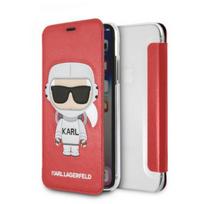 Karl Lagerfeld KLFLBKPXKSCORE iPhone X XS bookdėklas red Karl Space Cosmonaut