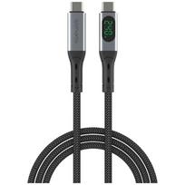 Kabelis USB4 4smarts DigitCord 240W 1.5m juodos spalvos
