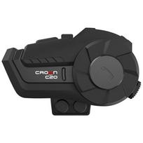 Motociklo domofonas Crown C20 Bluetooth 5.1 juodos spalvos