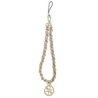 Guess GUSTSAS4P virvelė telefonui rožinės spalvos Chain Metal 4G Charm