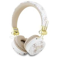 Guess Bluetooth Ausinės ENC GUBH70E4PTMH baltos spalvos 4G Triangle Round Shape