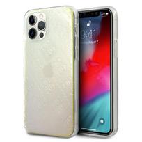 Guess GUHCP12M3D4GIRBL Apple iPhone 12/12 Pro 6,1″ iridescent kietas dėklas 4G 3D Pattern Collection