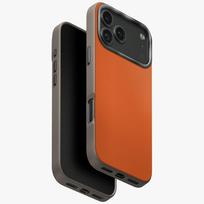 UNIQ Lyden DS Dėklas Apple iPhone 17 Pro Max Magclick Charging Orange/Gray
